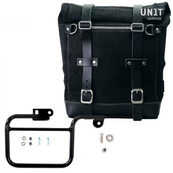 侧袋采用分体皮革+ K系列镜架