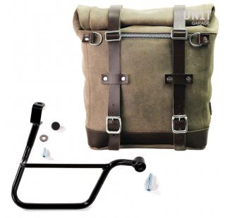 Scram Waxed Suede Side Pannier 22L-30L + 右副车架 Triumph T120（2016 年起）