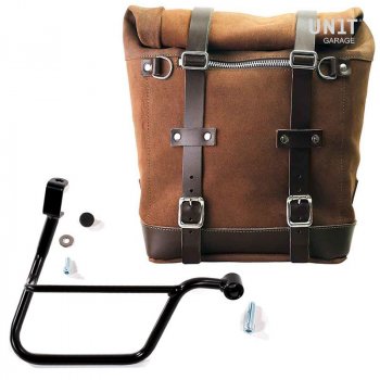 Scram Waxed Suede Side Pannier 22L-30L + 右副车架 Triumph T120（2016 年起）