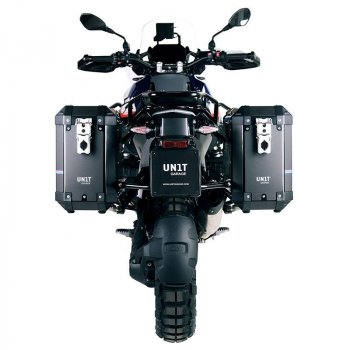 一对 Atlas 无框铝制行李袋 40L+40L + 适用于 BMW R1300GS 无框行李袋的固定系统