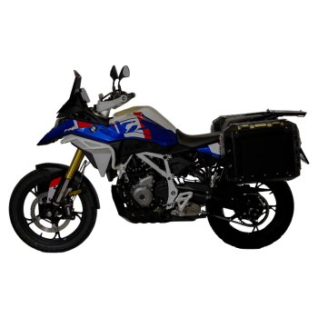 Atlas铝制旅行包一对 39升+32升 + Atlas 铝合金马鞍架 BMW F450GS