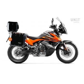 Atlas 40L + 34L 铝制袋子，带 KTM 车架