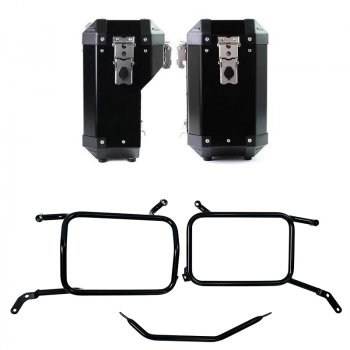 一对 Atlas 铝制包袋 40L+34L + 铝制包框 Moto Guzzi V85 TT（2024 年起）