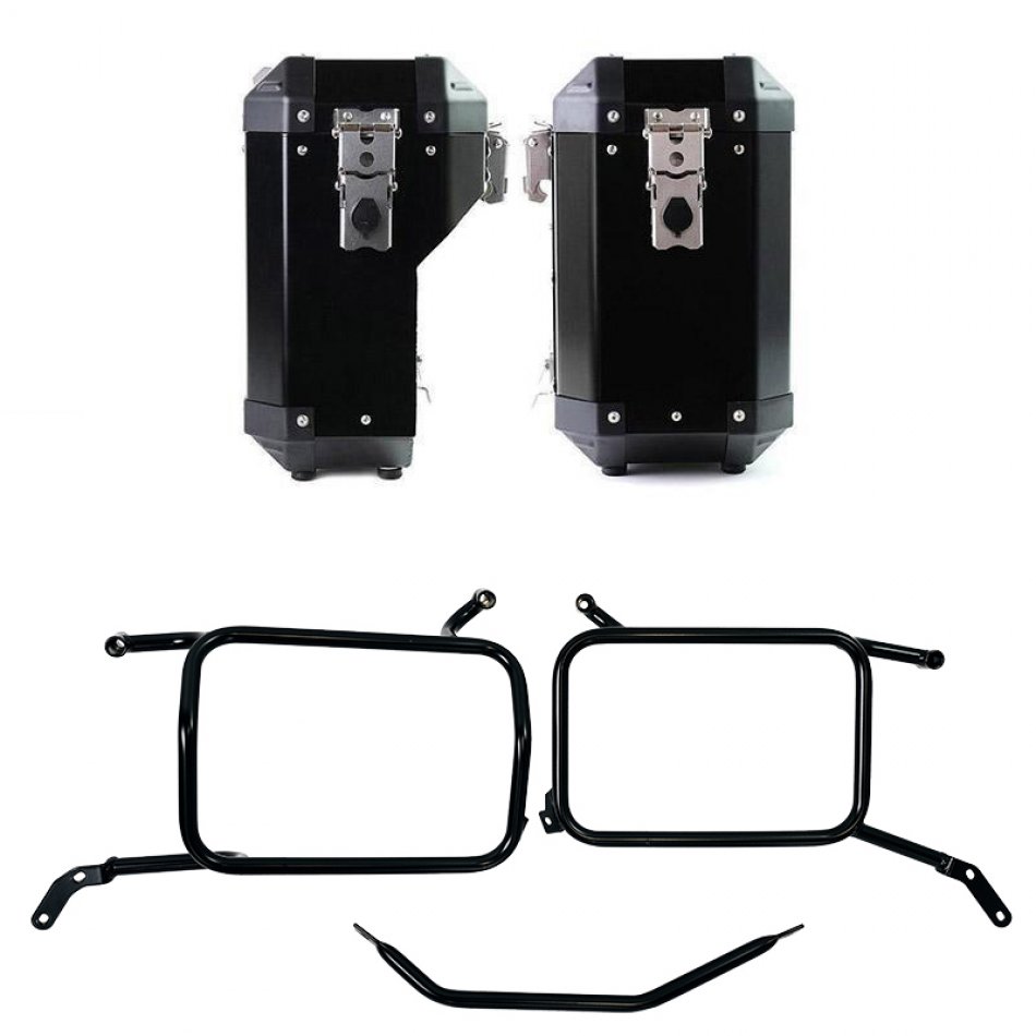 一对 Atlas 铝制包袋 40L+34L + 铝制包框 Moto Guzzi V85 TT（2024 年起）