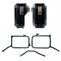 一对 Atlas 铝制马鞍袋 40L+34L + Royal Enfield Himalayan 450 铝制马鞍袋框架，适用于售后排气系统（2024 年起）