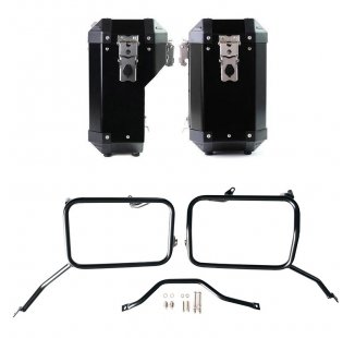 一对 Atlas 铝制马鞍袋 40L+34L + 铝制马鞍袋框架 Triumph Scrambler 1200 X（2025 年起）