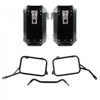 一对 Atlas 铝袋 40L+40L 带 R80-R100GS 框架