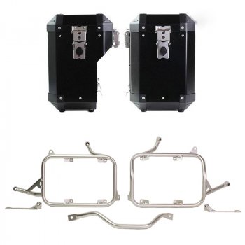 一对 Atlas 铝包 47L+41L + 车架 适用于 BMW R1300GS 铝包