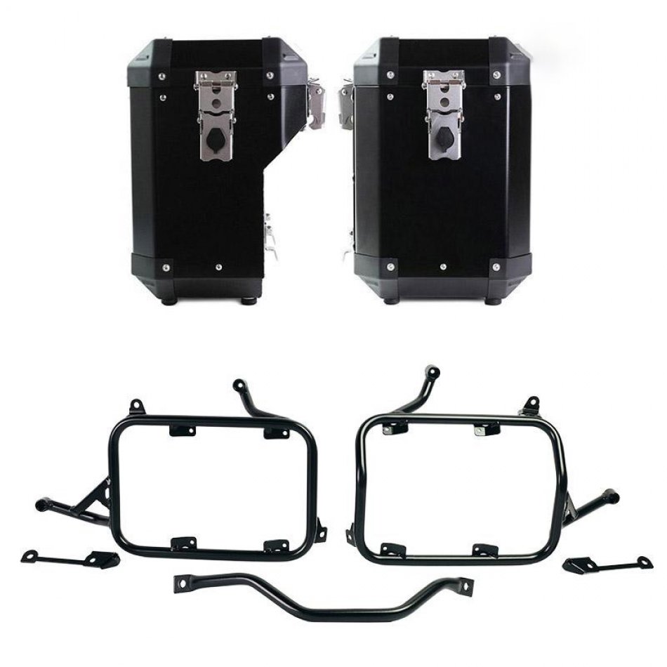 一对 Atlas 铝包 47L+41L + 车架 适用于 BMW R1300GS 铝包