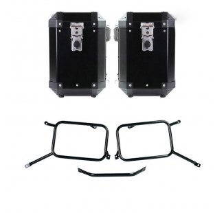 一对 Atlas 47L + 47L 铝袋，带 R & GS 框架