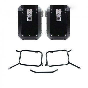 一对 Atlas 47L + 47L 铝袋，带 R & GS 框架