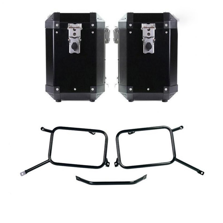 一对 Atlas 47L + 47L 铝袋，带 R & GS 框架