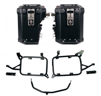 Atlas 铝合金边箱套装 48L+41L + Atlas 铝合金马鞍架 BMW F850GS & ADV