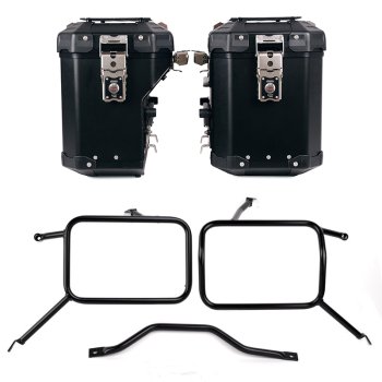 Atlas 铝合金边箱套装 48L+41L + Atlas 铝合金边箱架 Triumph Street Scrambler 900（2026 年及以后）