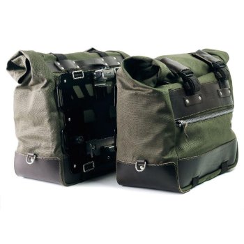 一对 Cult 帆布 40L - 50L 侧袋 + 一对铝板