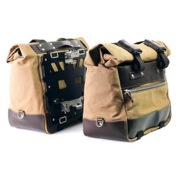 一对 Cult 帆布 40L - 50L 侧袋 + 一对铝板