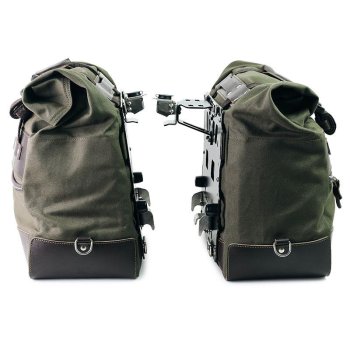 一对 Cult 帆布 40L - 50L 侧袋 + 一对铝板