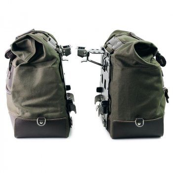 一对 Cult 帆布 40L - 50L 侧袋 + 一对铝板