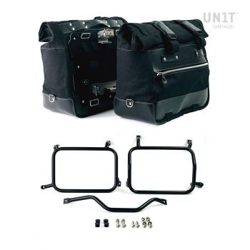 一对 Cult 帆布 40L - 50L 侧袋 + 一对铝板 + Atlas HD 泛美铝制行李架