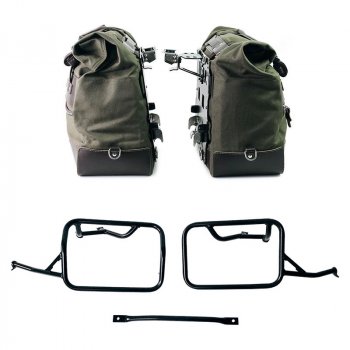 一对 Cult 帆布侧包 40L - 50L + 一对铝板 + 铝包框架 BMW R1300GS
