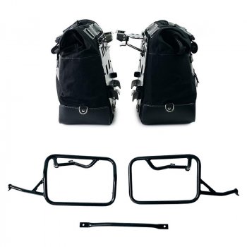 一对 Cult 帆布侧包 40L - 50L + 一对铝板 + 铝包框架 BMW R1300GS