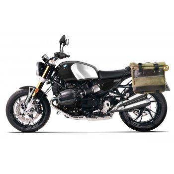 一对 Cult 剖层皮革侧包 40L - 50L + 铝板 + 铝包框架 BMW R12 NineT