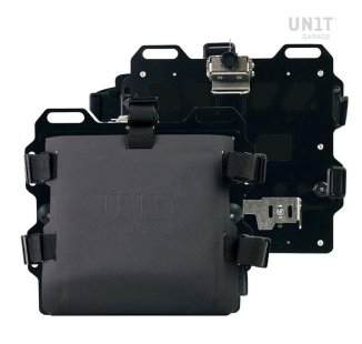 一对铝板，带有 Hypalon 中的前快速接头和锁