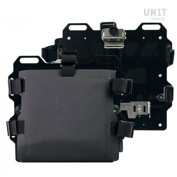 一对铝板，带有 Hypalon 中的前快速接头和锁