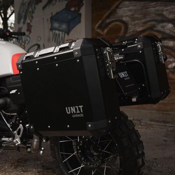 一对Atlas铝制40L + 34L铝制袋，带有nineT框架