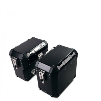 一对Atlas铝制47L + 41L铝制旅行袋，带有nineT框架