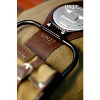 皮革背心用行李架分开