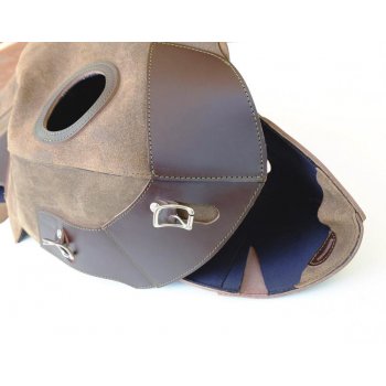 皮革背心用行李架分开