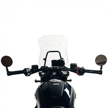 带有 GPS Ducati Scrambler 支持的挡风玻璃