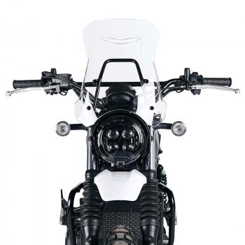 带 GPS 支架的 Triumph Bonneville T120 挡风玻璃