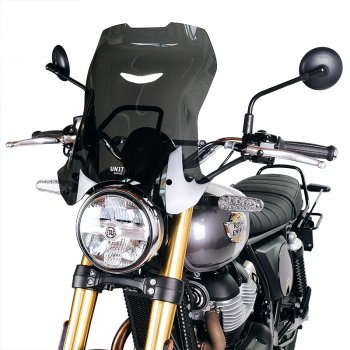 XL 挡风玻璃，带 GPS Mount Royal Enfield Bear 650