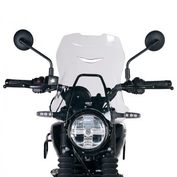 XL 挡风玻璃，带 GPS Mount Royal Enfield Guerrilla 450