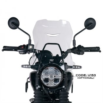 XL 挡风玻璃，带 GPS Mount Royal Enfield Guerrilla 450