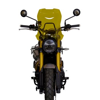 适用于 Triumph Street Scrambler 900（2026 年及以后车型）的 XL 挡风玻璃，带 GPS 安装支架