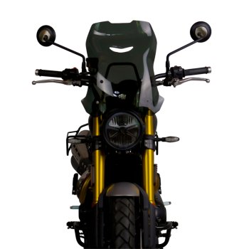 适用于 Triumph Street Scrambler 900（2026 年及以后车型）的 XL 挡风玻璃，带 GPS 安装支架