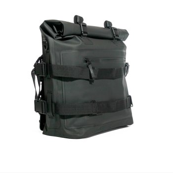 两个 Khali TPU 侧包（35L - 45L）+ 一对铝制铭牌，适用于 BMW R1300GS ADV