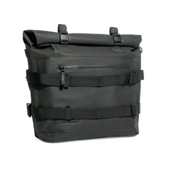 两个 Khali TPU 侧包（35L - 45L）+ 一对铝制铭牌，适用于 BMW R1300GS ADV