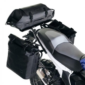两个 TPU 35L - 45L Khali 侧包 + 一对铝板 + 用于 BMW R1300GS 铝包的框架