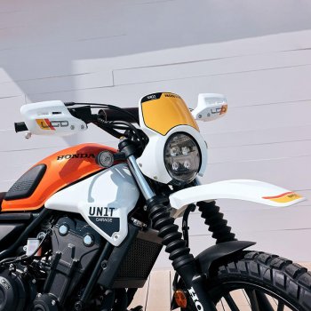 本田 CL 油箱侧板 白色