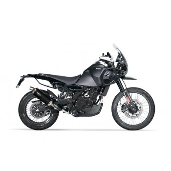 带黑色不锈钢消声器的套件 Royal Enfield Himalayan 450（2024 年起）