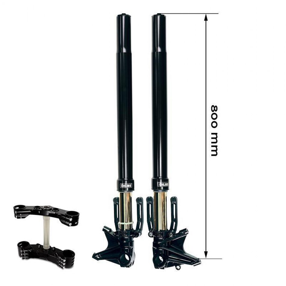 Ohlins BMW R18 前叉套件 + 带径向脚的单元车库板