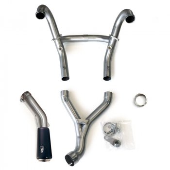完整的排气套件HP2和Megamoto不锈钢