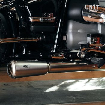 用于原装歧管的钛 R18 消音器套件