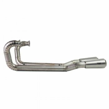 钛 R18 完整消音器，带可见焊接