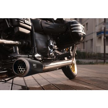 钛 R18 完整消音器，带可见焊接