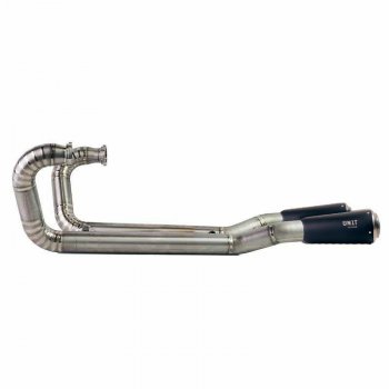 钛 R18 完整消音器，带可见焊接